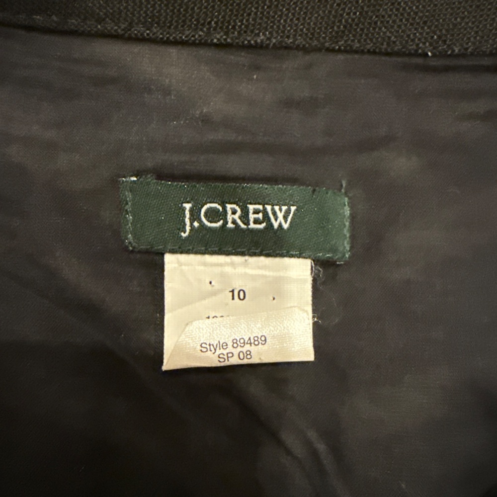 Zebra Print Linen Jcrew Skirt - Picture 2 of 3